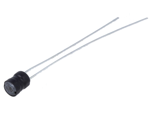 Smoorspoel: draadgewonden; THT; 220uH; 240mA; 2,4Ω; ±10%; Ø5x7,5mm Smoorspoel: draadgewonden; THT; 220uH; 240mA; 2,4Ω; ±10%; Ø5x7,5mm
